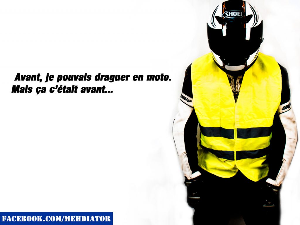 Le gilet jaune en moto ?